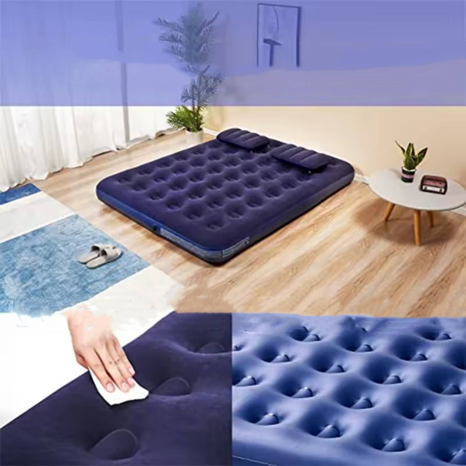 Double Flocked Air Mattress 3