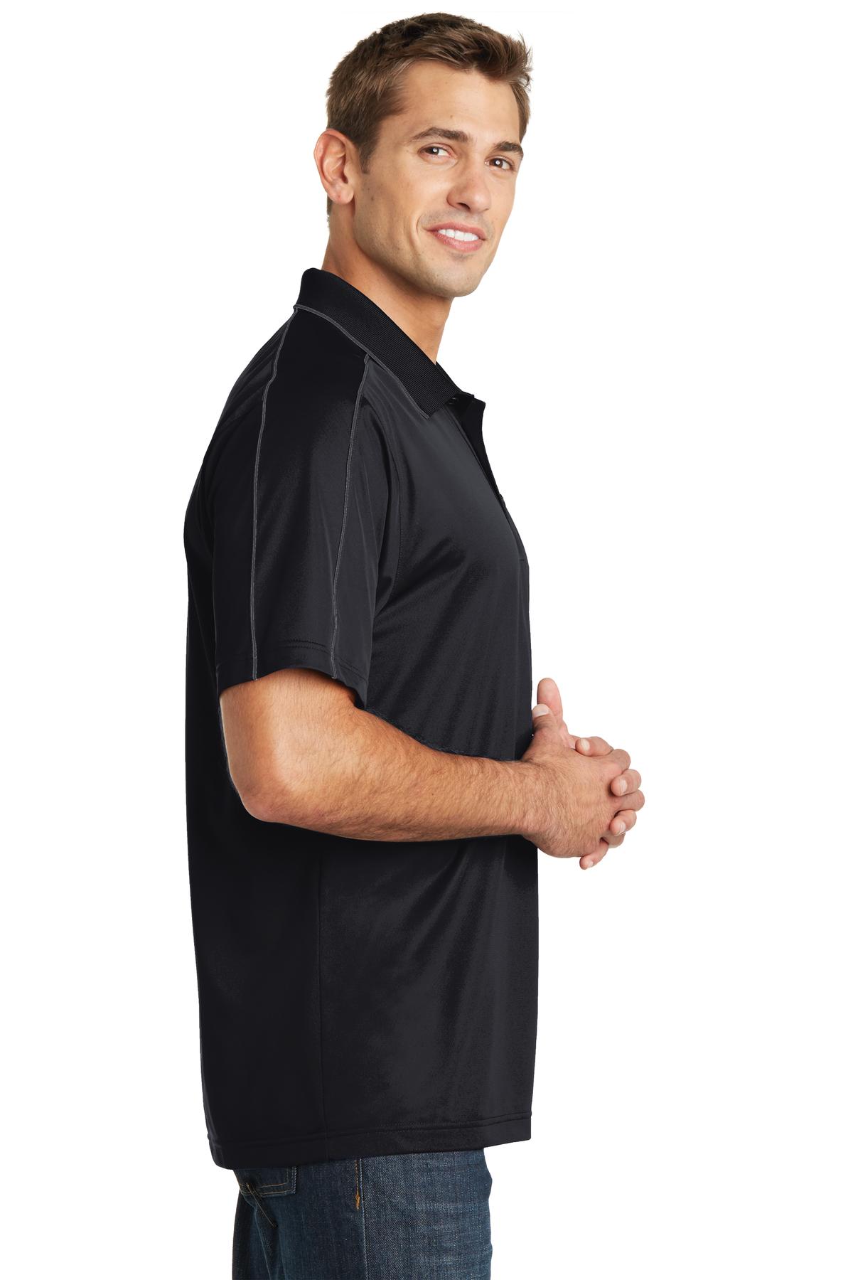 Micropique Sport-Wick Piped Polo