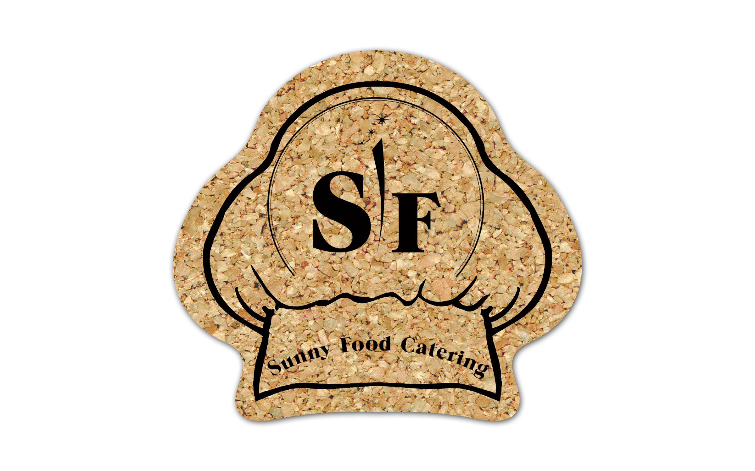 Chef Hat Cork Coaster 3