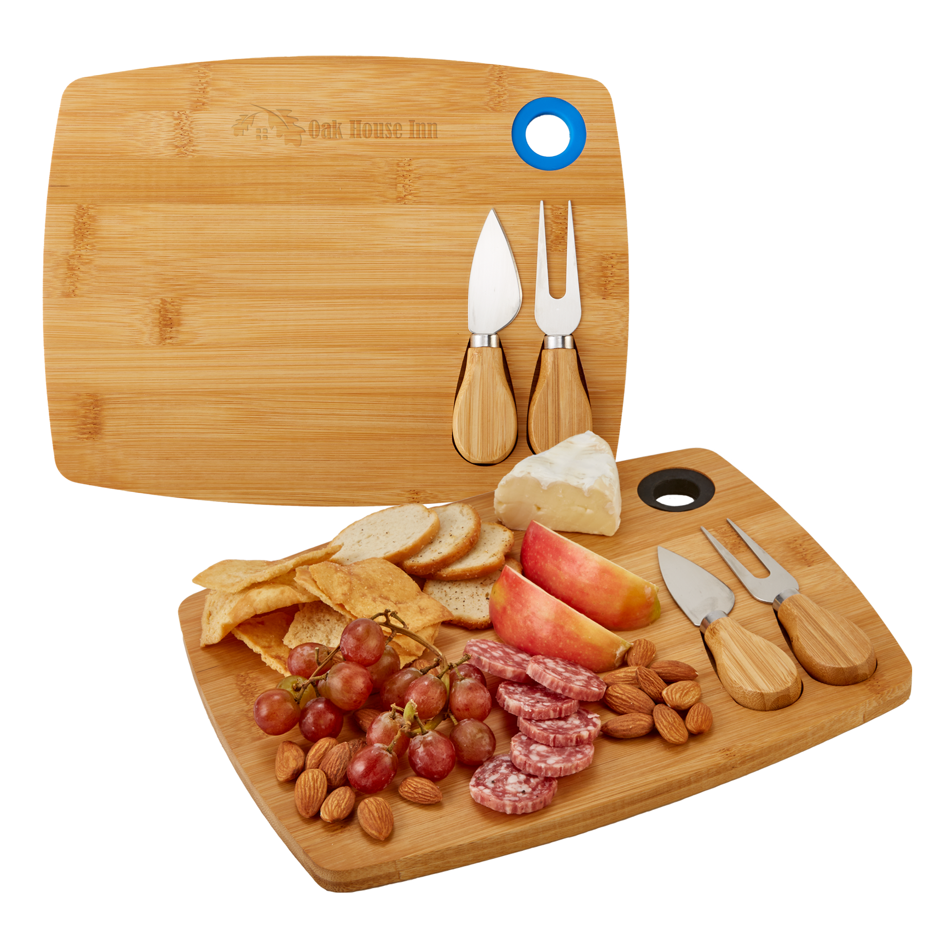3 Piece Bamboo Cheese Board Set