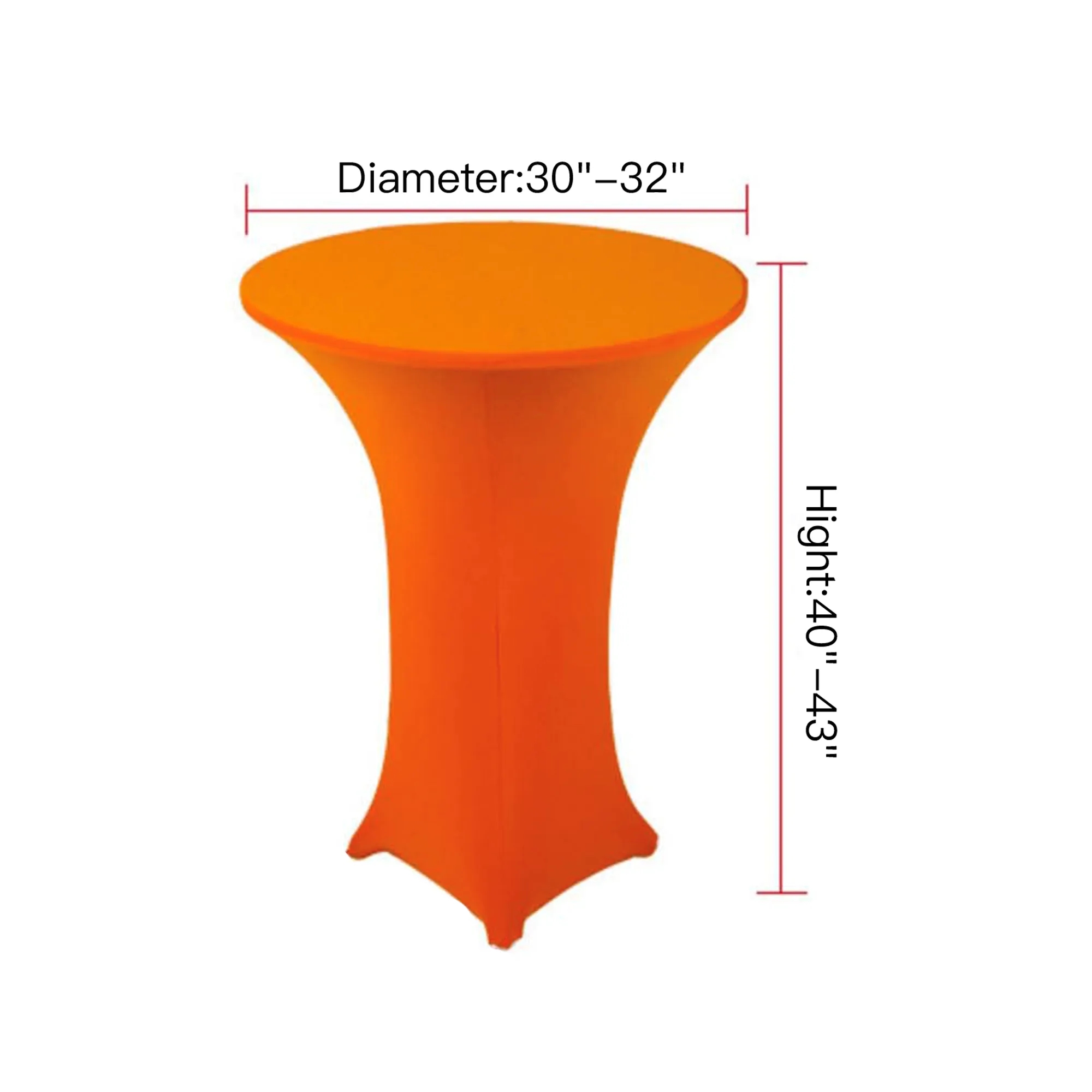 Sublimation Full Color Spandex Cocktail Fitted Tablecloths 5