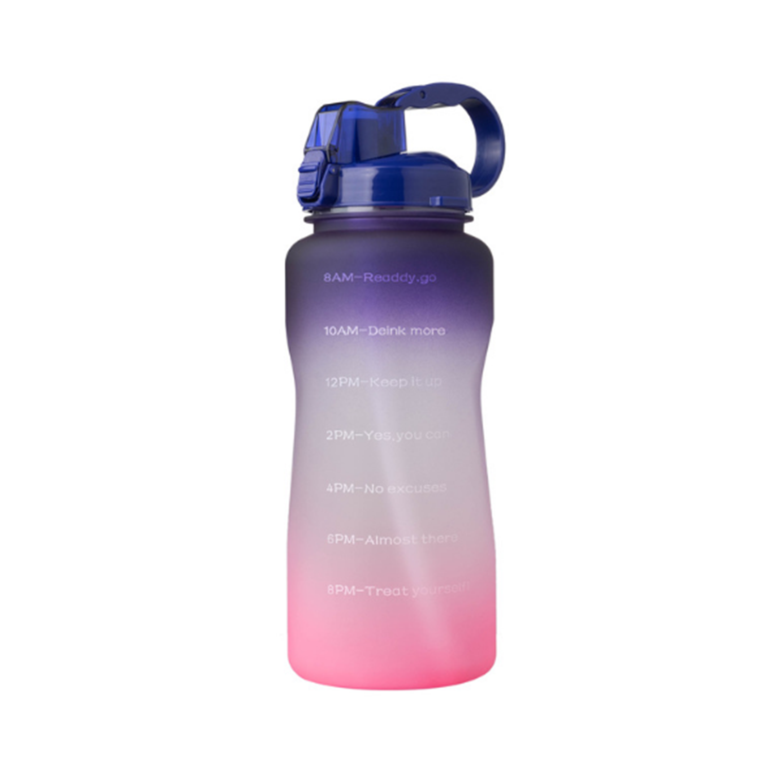 64oz Motivational Water Bottle with Time Marker 7