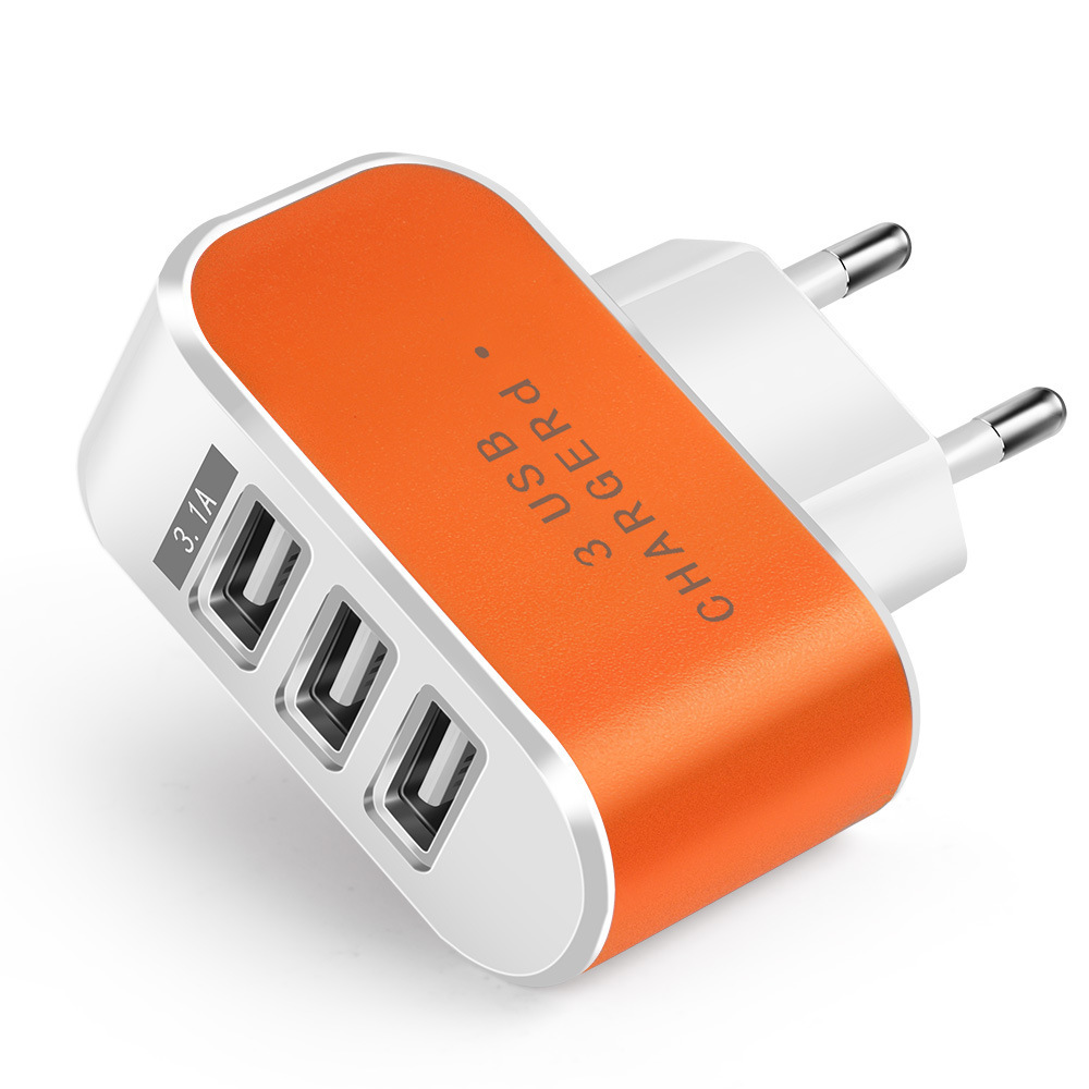 3 In 1 USB Charger With LED 4