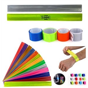 PVC Safety Reflective Slap Wrap Bracelet 3