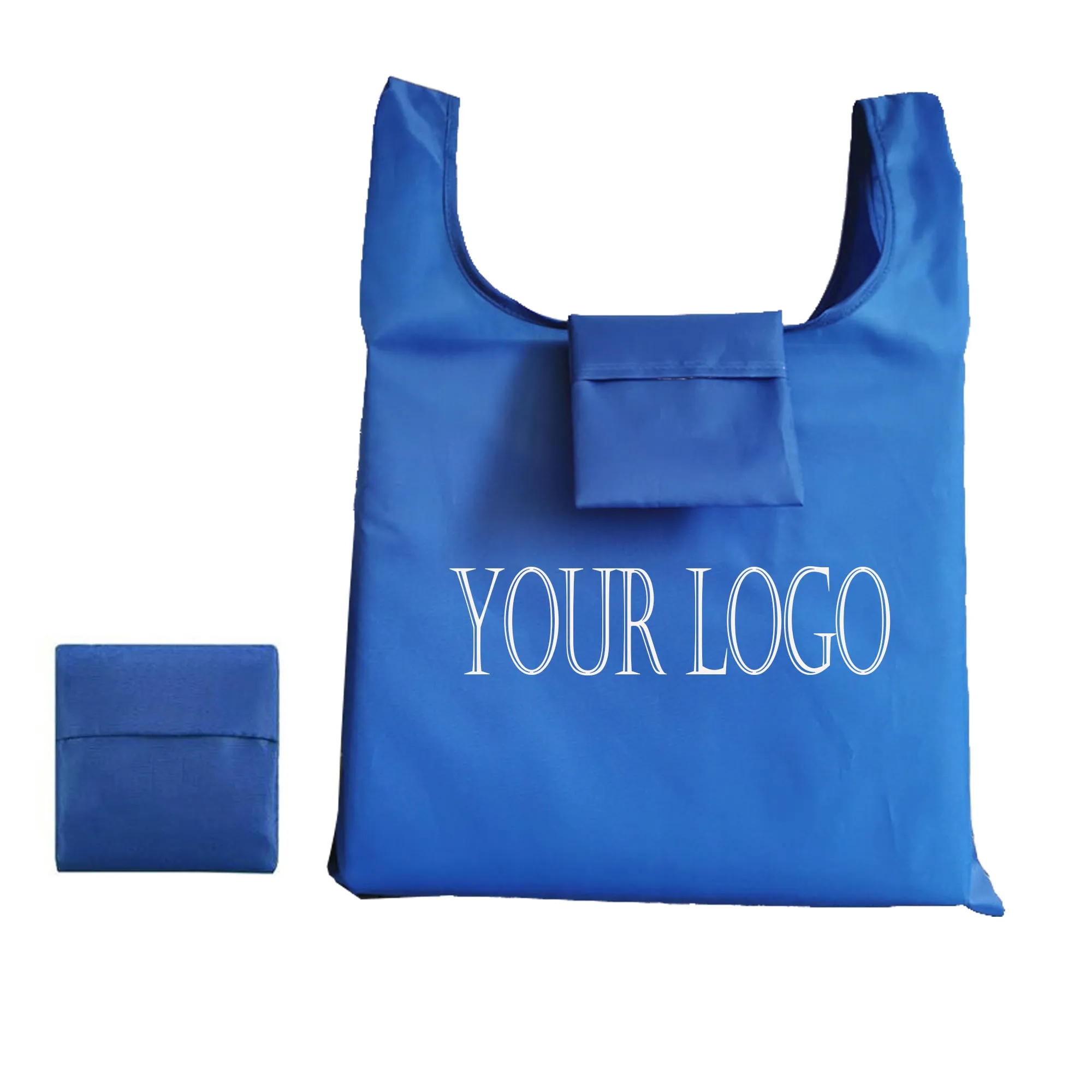 Foldable Grocery Tote Bag With Samll Pouch MOQ 100 3