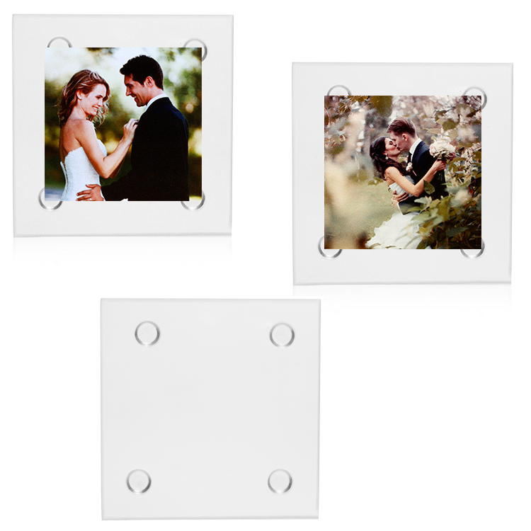 4" Square Full Color Custom Glass Coaster 3