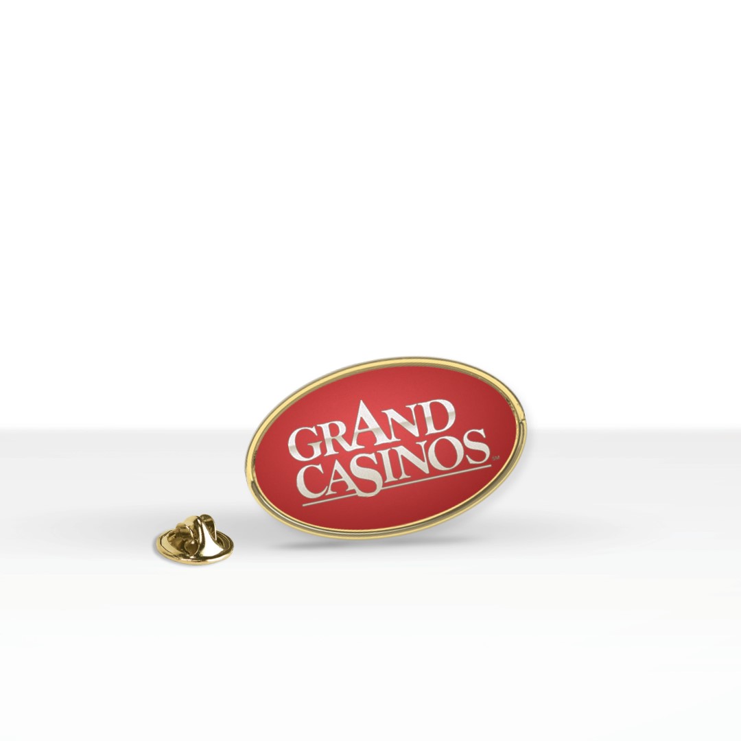 Express Lapel Pin (1 x 0.625 in  Oval) 2