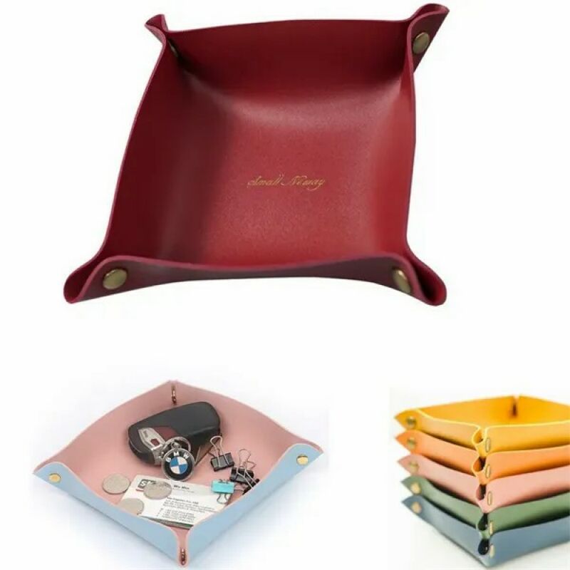 Leather Catchall Tray
