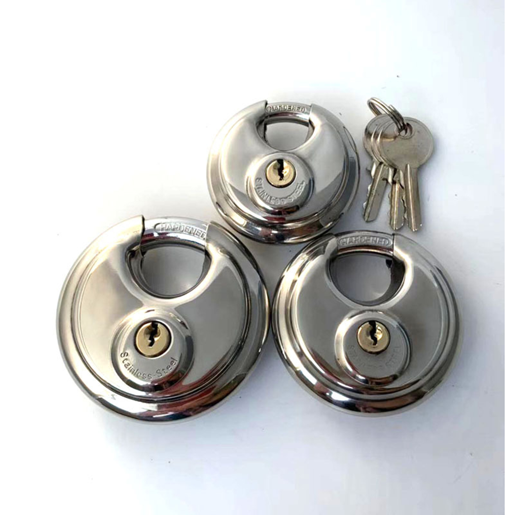 Weatherproof Steel Combination Disc Padlock 2