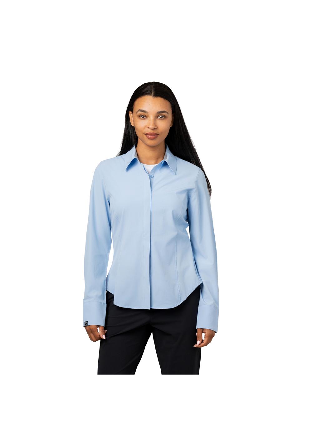 Storm Creek Women's Executive 4-Way Stretch Solid Button Up 16