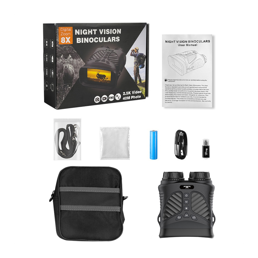 Infrared Digital Binoculars with 2.5K Video Recording and 8x Zoom 11