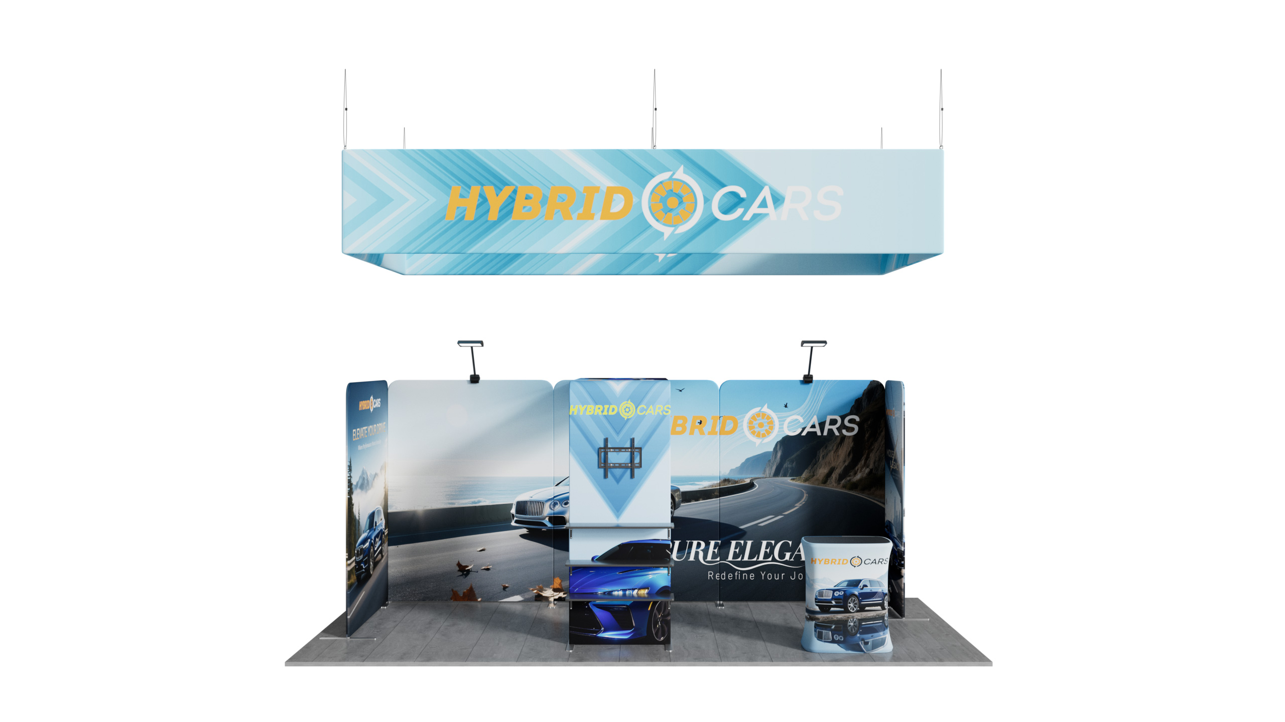 10'x20' Tradeshow Booth Kit - H Kit 2
