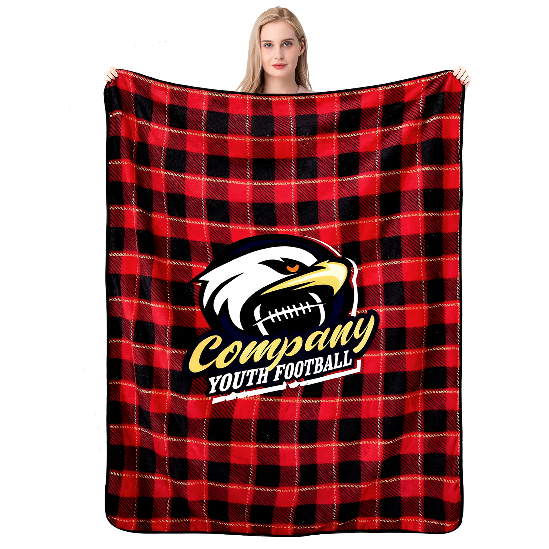 300 GSM Soft Plush Flannel Throw Sublimation Blanket 50" X 60" 3