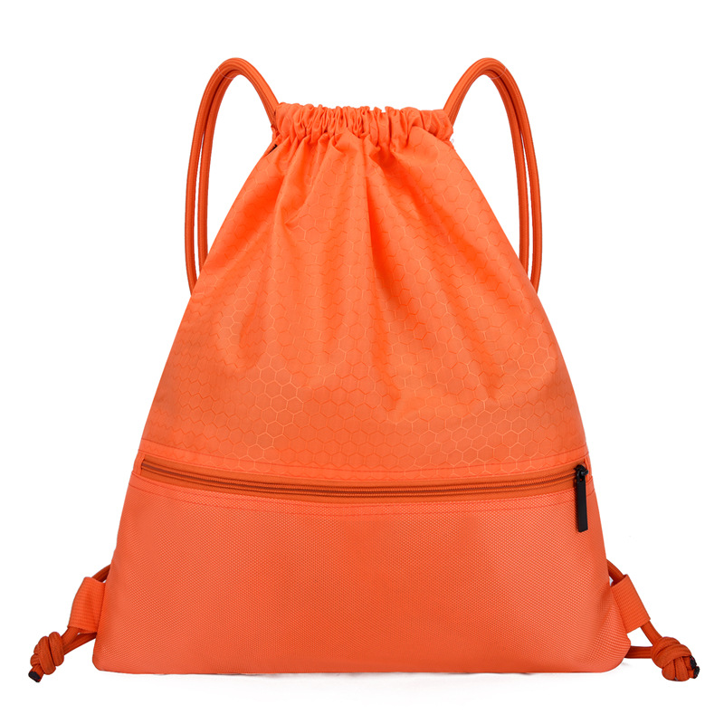 High Quality Football Material Drawstring Backpack Bag 8