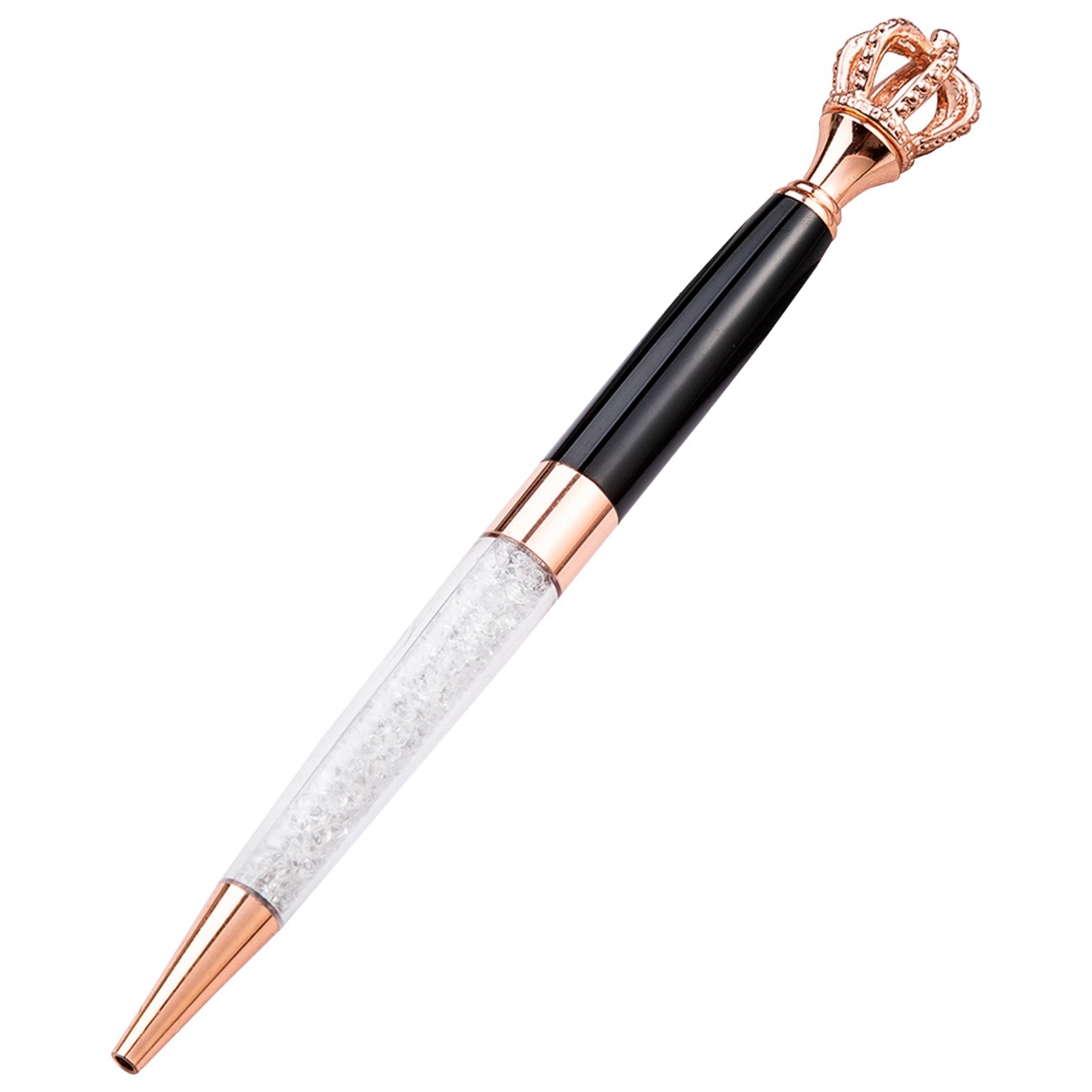 Metal Royal Crown Ballpoint Pen with Quicksand 11