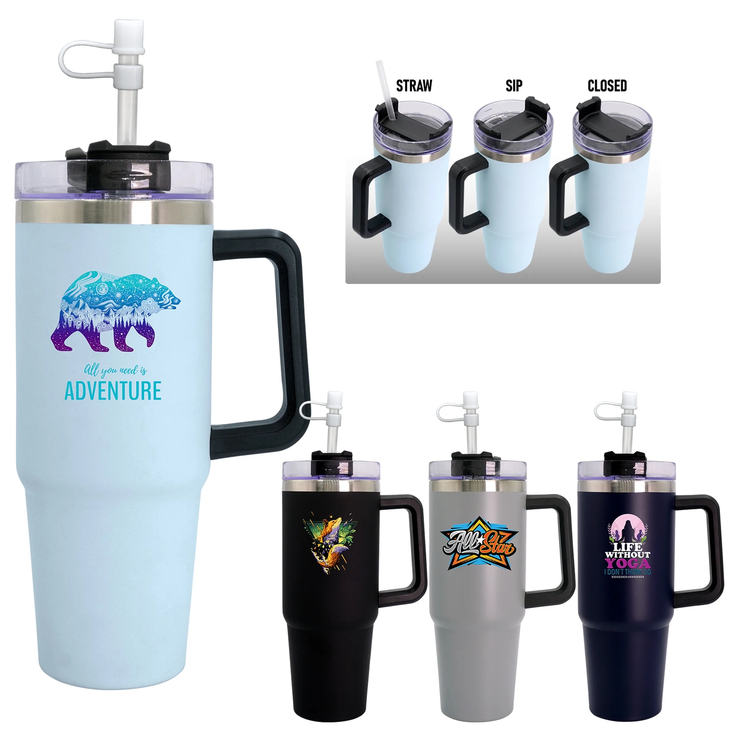 30 OZ. HYDRATE TUMBLER