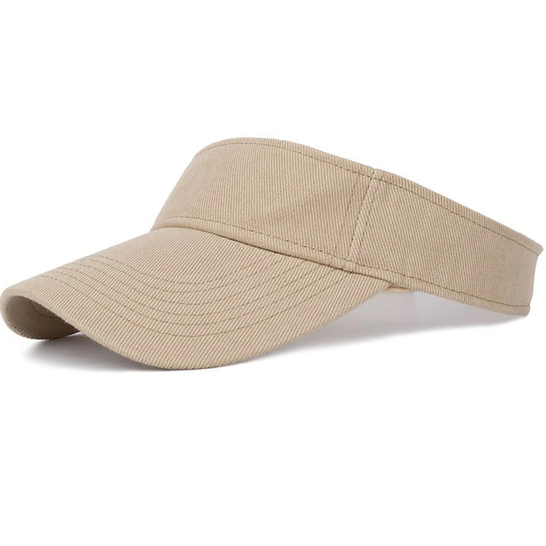 Sun Visor Women Large Brim UV Protection Empty Top Hats Caps 5