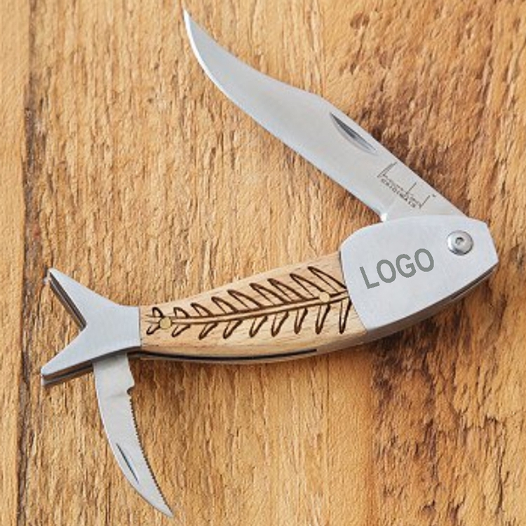 Stainless Steel Fish Pocket Knife 3