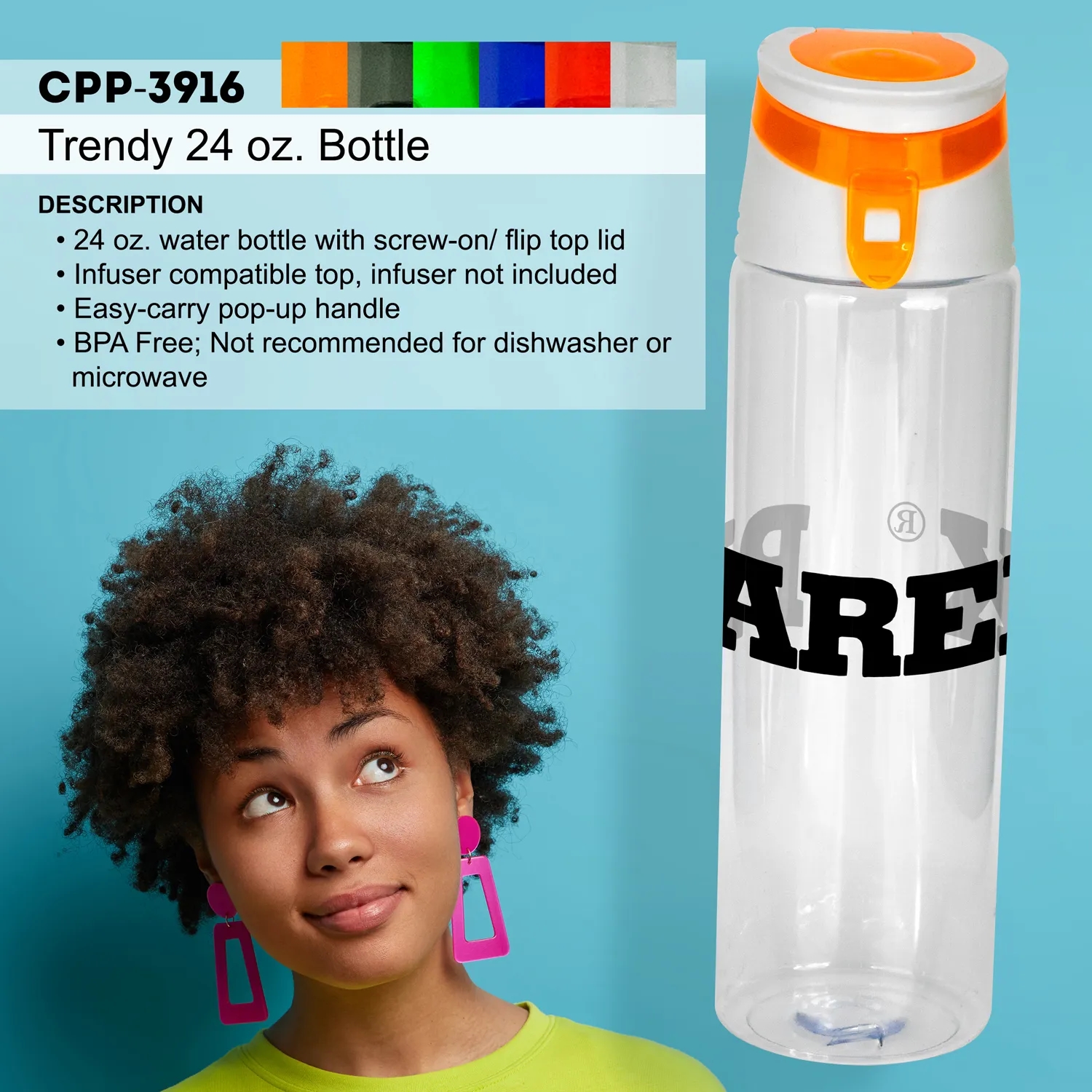 Trendy 24 oz. Bottle 8