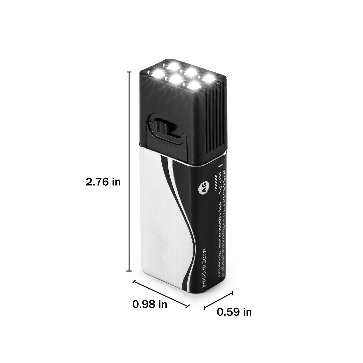 Mini Aluminum Zoom Flashlight – Portable & Emergency-Ready 6