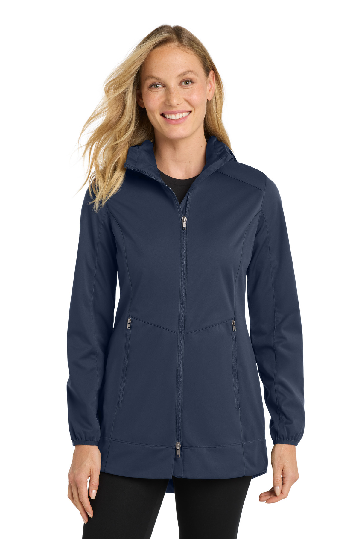 Port Authority Women's Active Hooded Soft Shell Jacket. L719 15