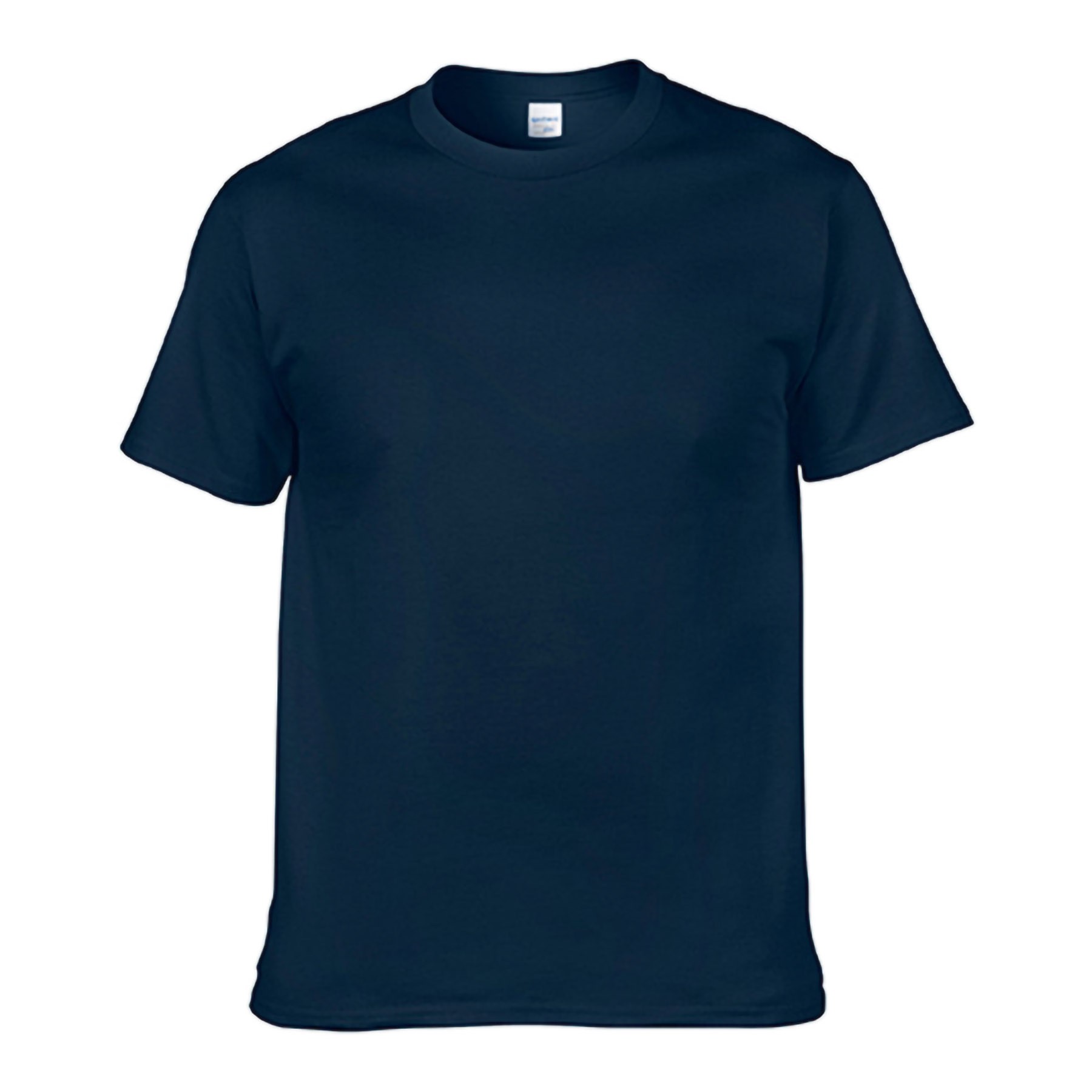 Men's Cotton Solid Color Crew Neck T-Shirt 8