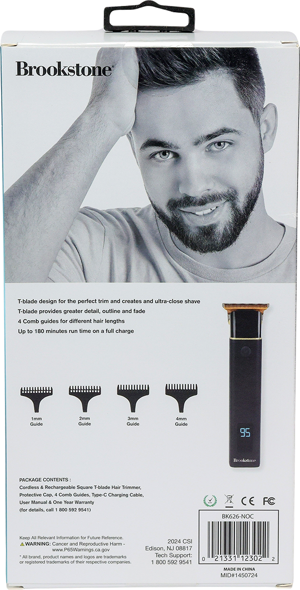 Brookstone® Square T-Blade Hair Clipper 23