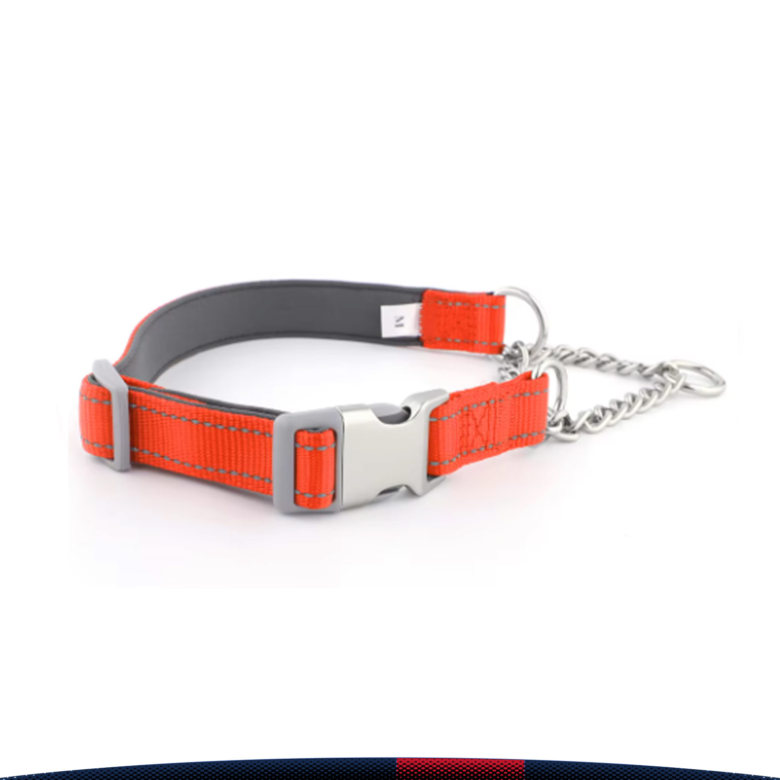 Barkle Reflective Martingale Dog Collar 6