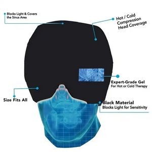 Gel Ice Headache Migraine Relief Hat Cold Therapy Mask 2