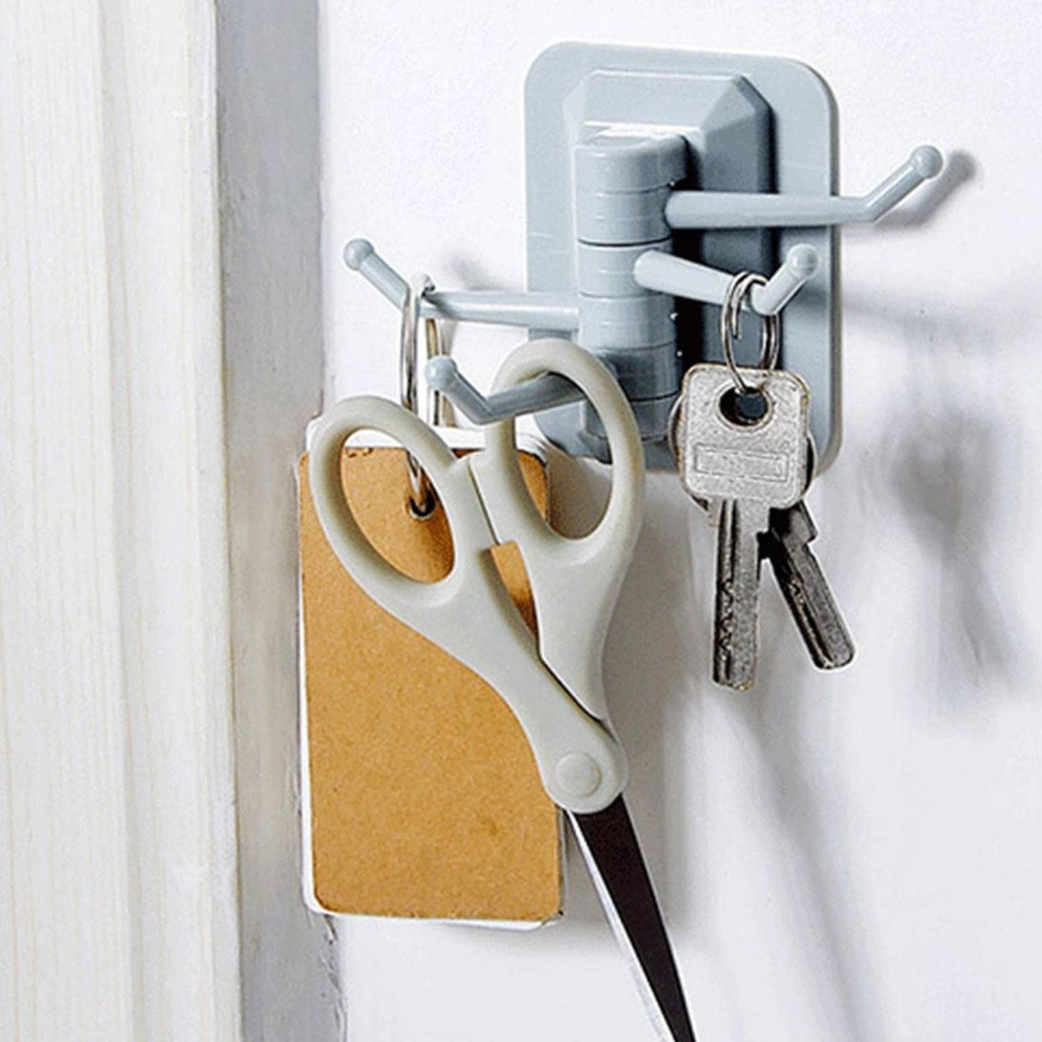 Towel Hanger w/ Hooks 6
