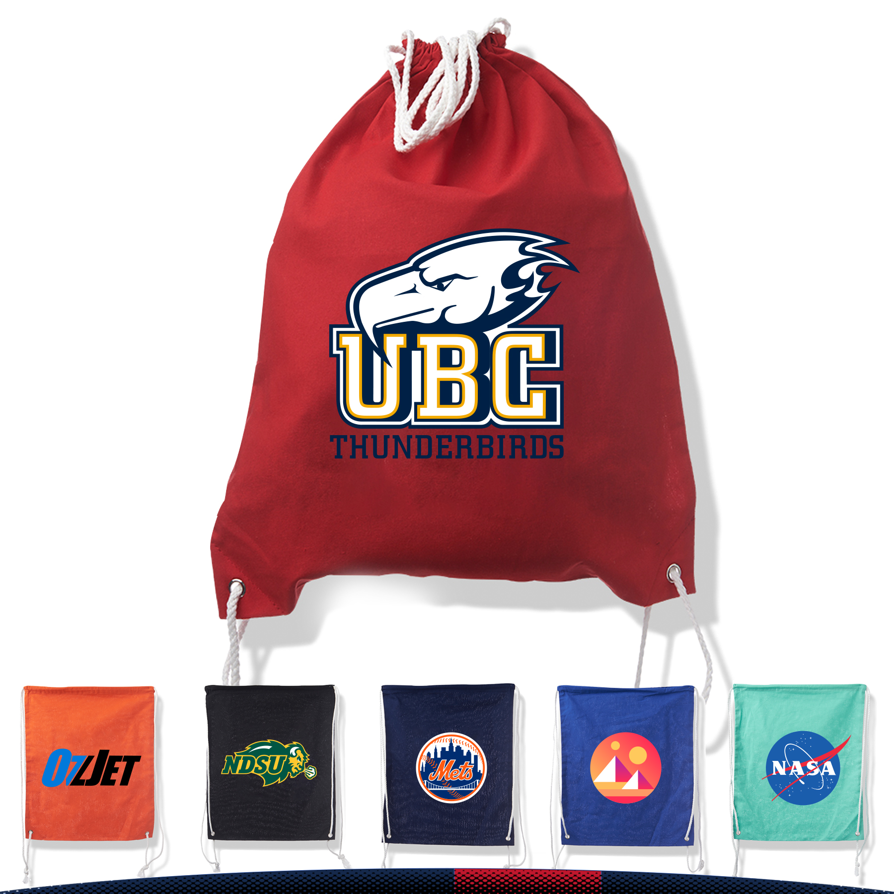 Camellia Drawstring Backpacks 3