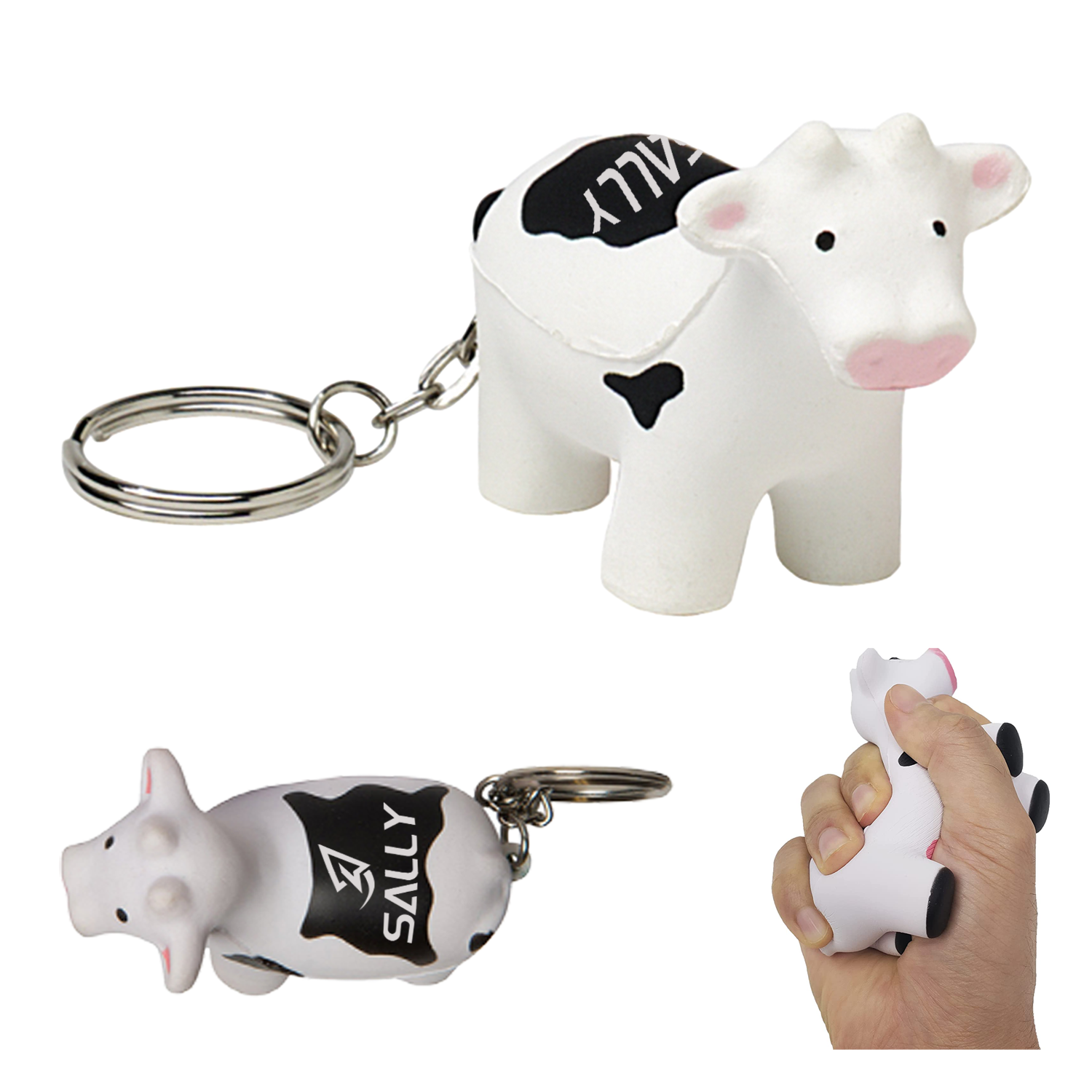 Milk Cow Stress Reliever Key Chain 1