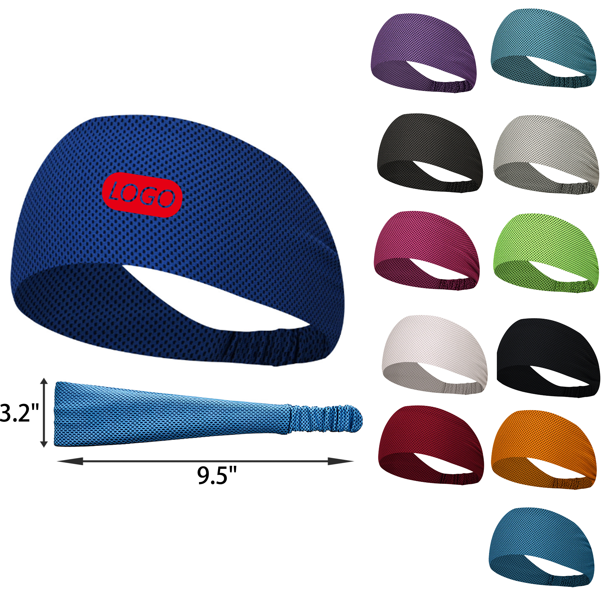 Versatile Ice Cooling Elastic Sport Headband 9