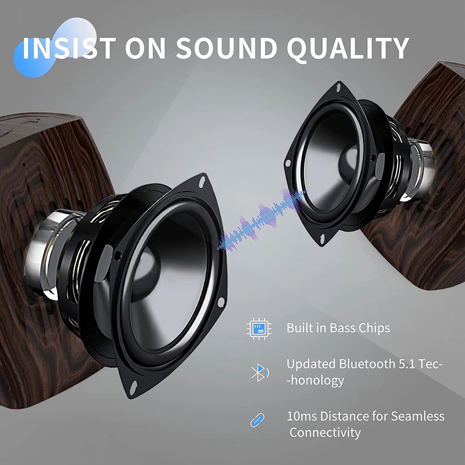 Retro Portable Outdoor Rechargeable Bluetooth Speaker 3