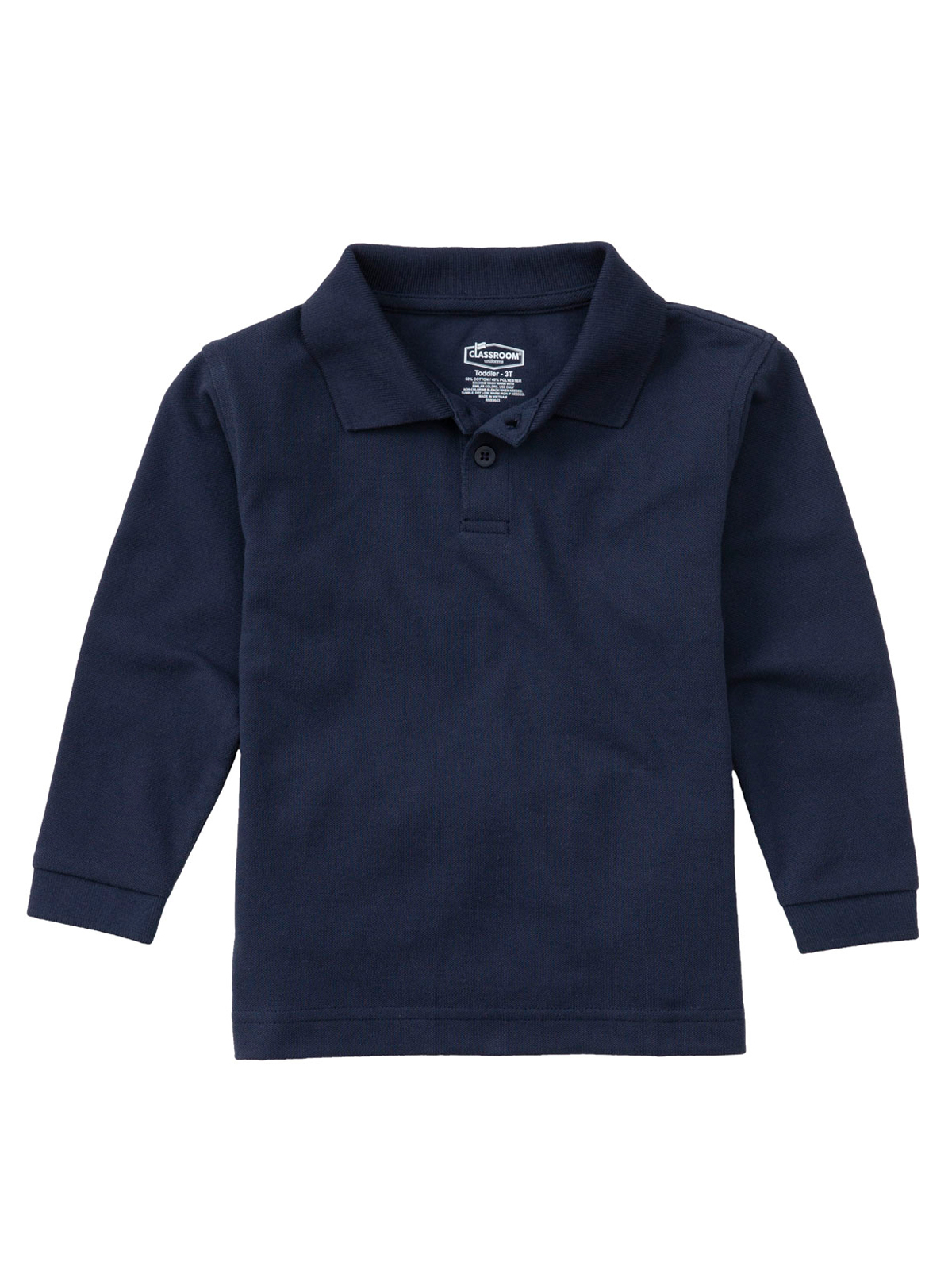 Classroom Uniforms - Children's Unisex Long Sleeve Pique Polo 8