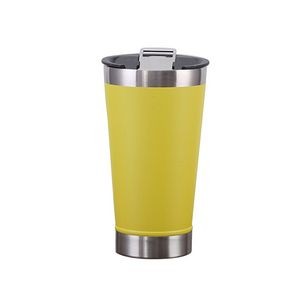500ml Stainless Steel Coffee Mug With Straw And Double Wall Insulation 34