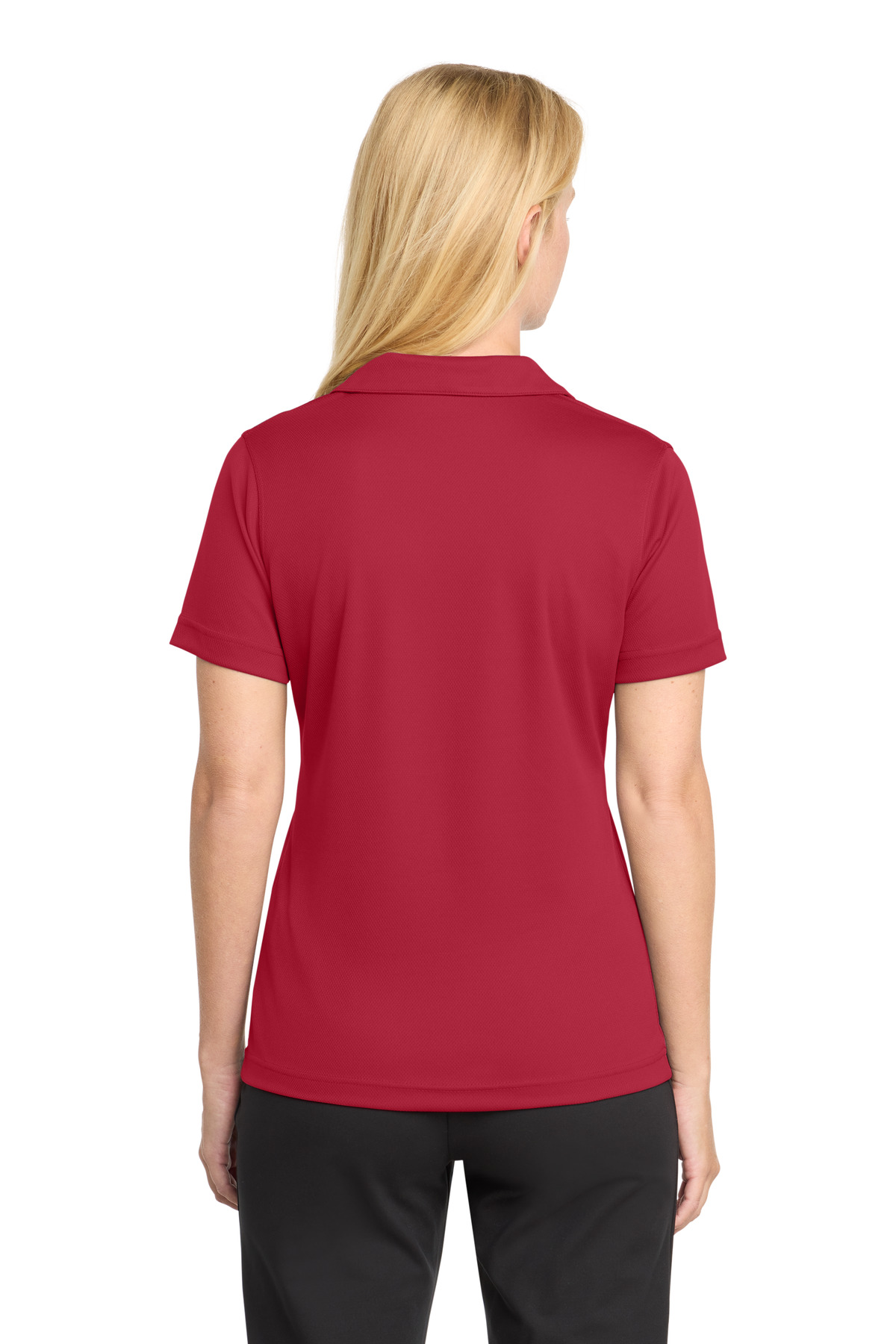 Sport-Tek Women's Dri-Mesh V-Neck Polo. L469 22
