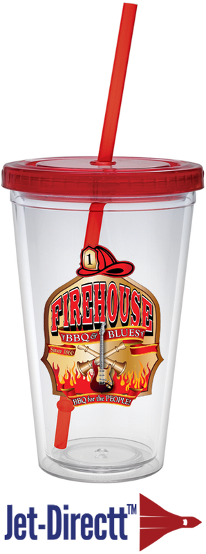 16 oz. Classic Carnival Cup - Color Lid and Straw 29