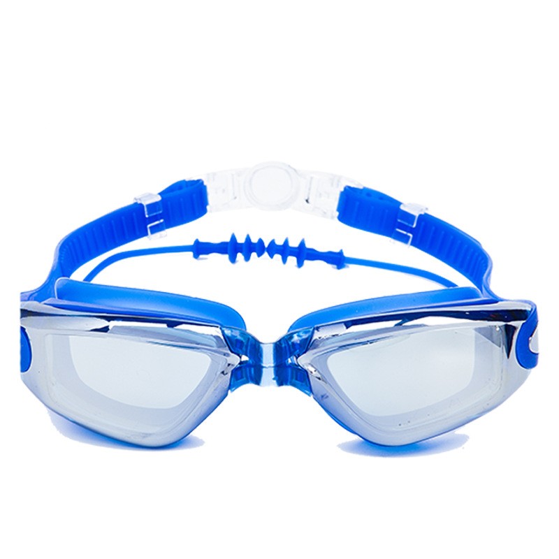 Adult HD Swimming Goggles with Nose Clip Earplugs 3
