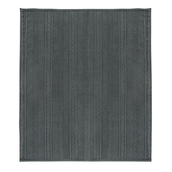 Cable Sherpa Blanket 6