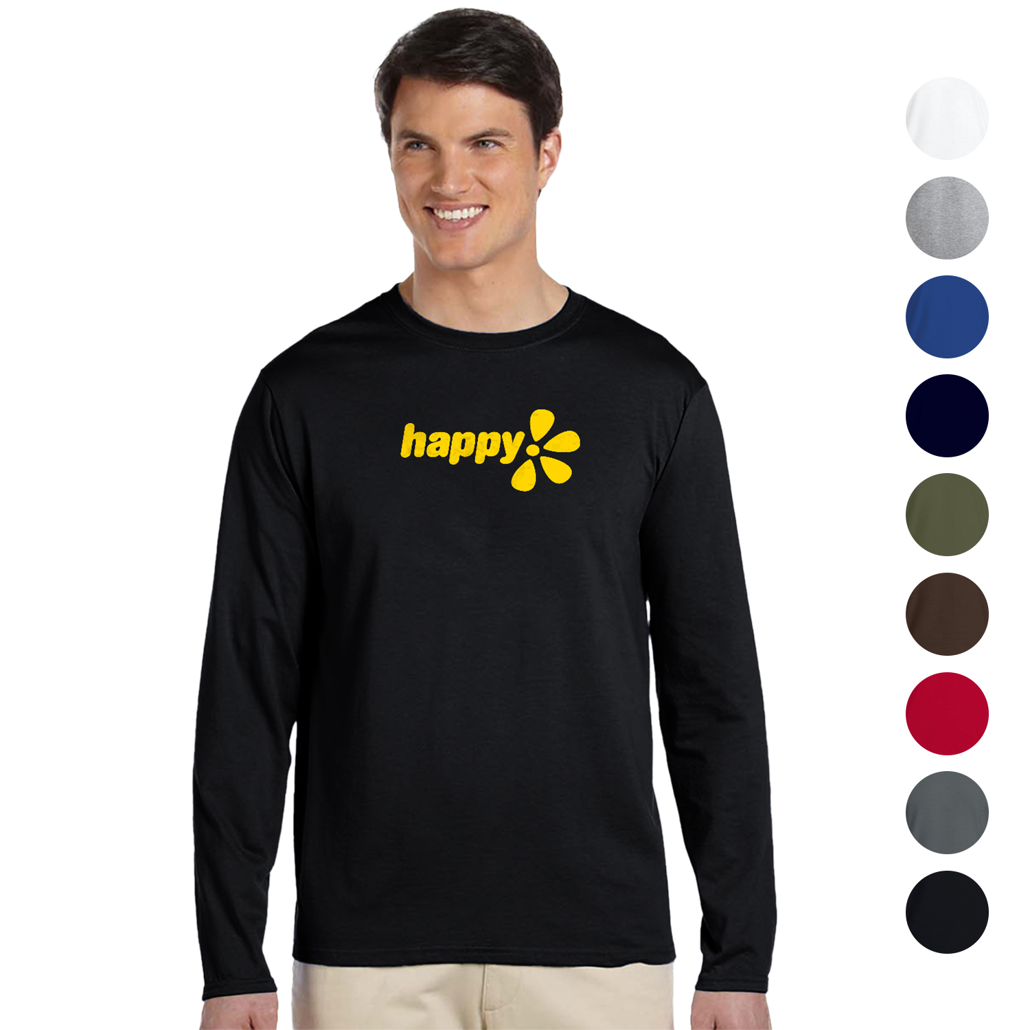 Soft Lightweight Cotton Long Sleeve Winter T-Shirts 4.5 oz. 3