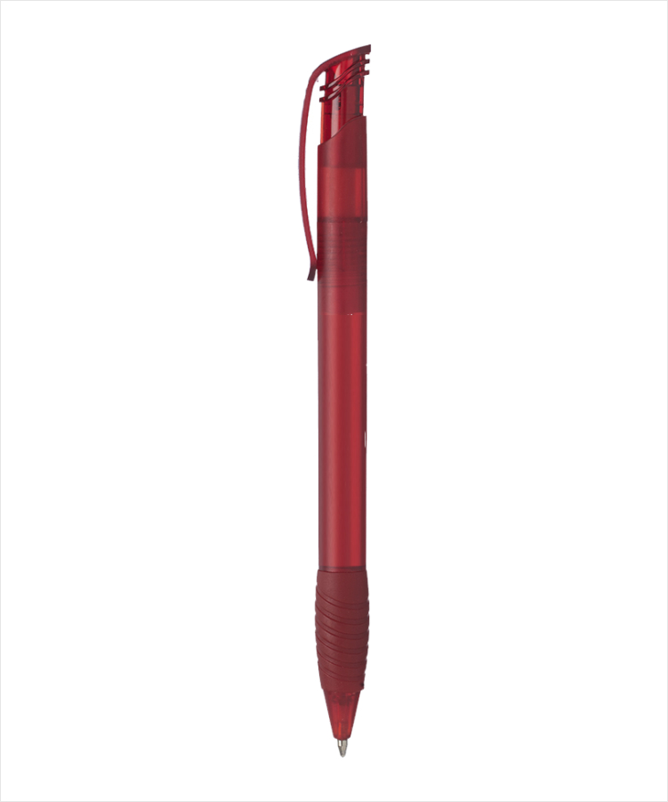 Union Printed - Translucent Ballpoint Grip Pens with 1-Color Logo 7