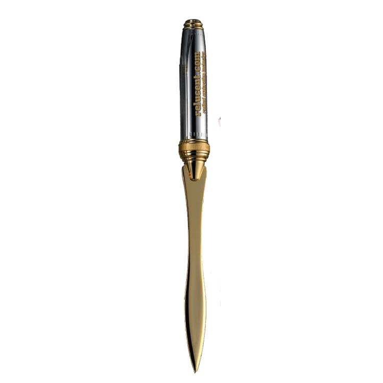 Inluxus Executive Letter Opener with Gold Appointments