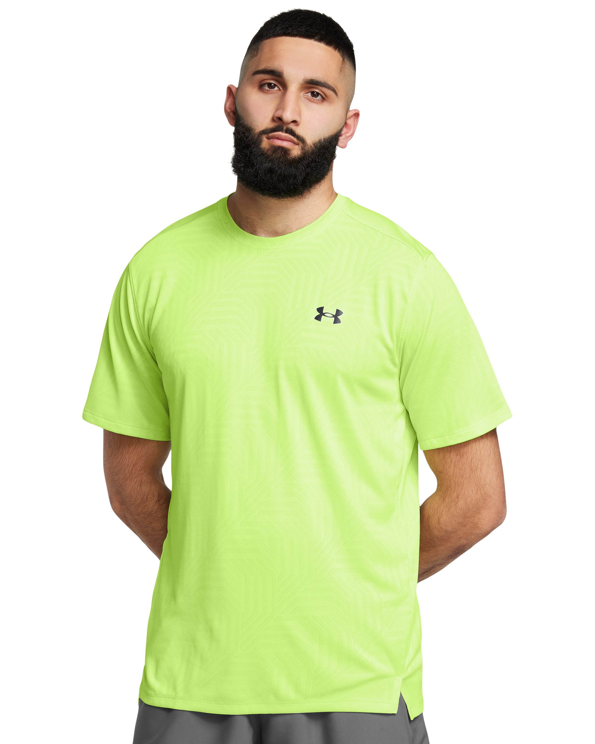 UA Tech Vent Geotessa Men's Short Sleeve 5