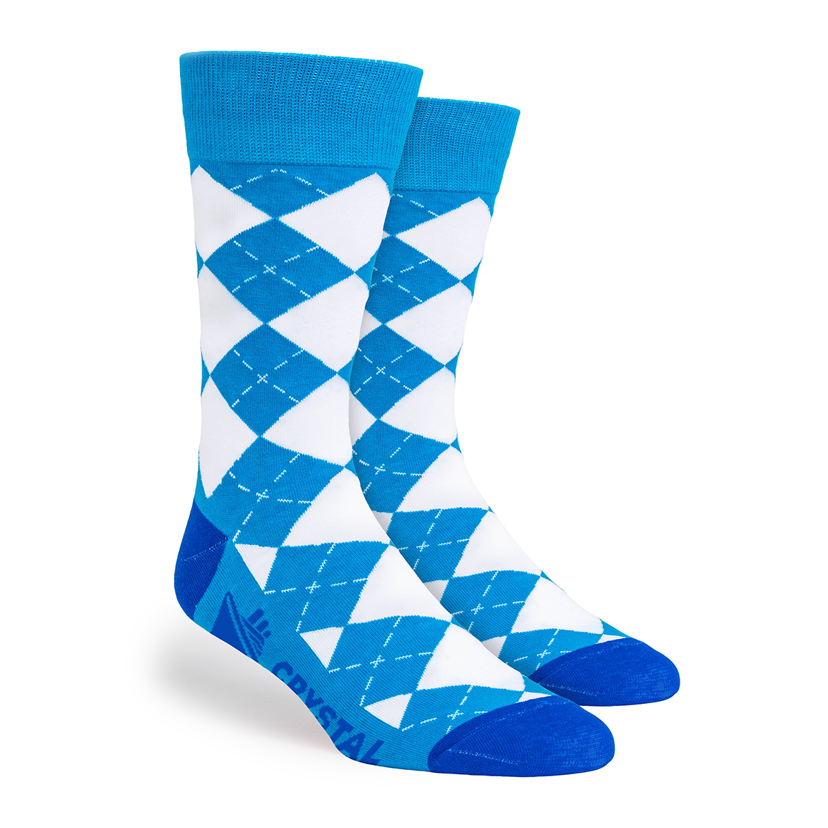 Logo Argyle Simpler Socks