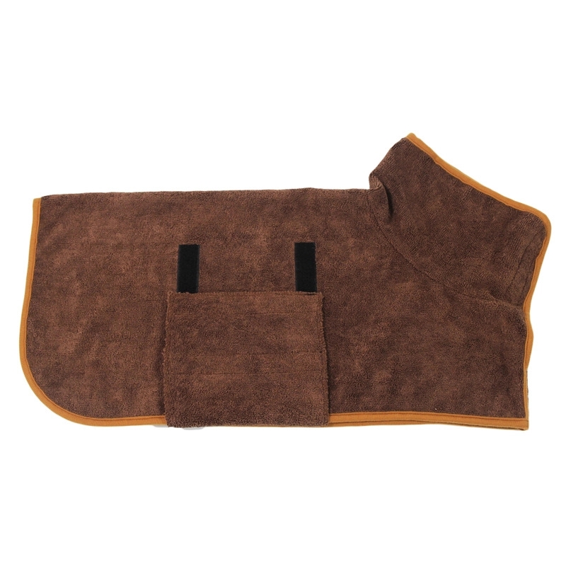 Adjustable Dog Drying Bathrobe 4