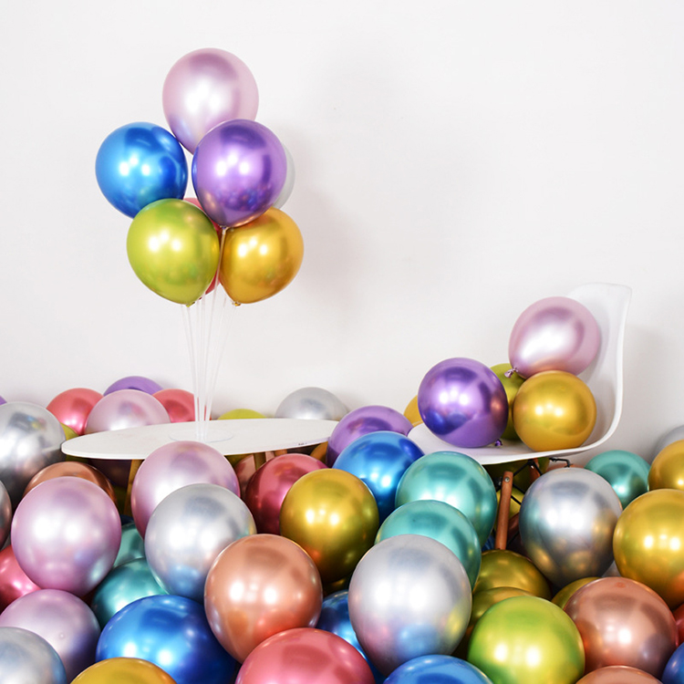 10'' Glossy Metallic Balloons 2