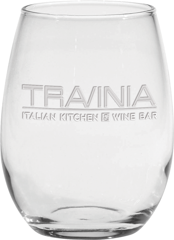 15 oz. Stemless White Wine - Deep Etched 11