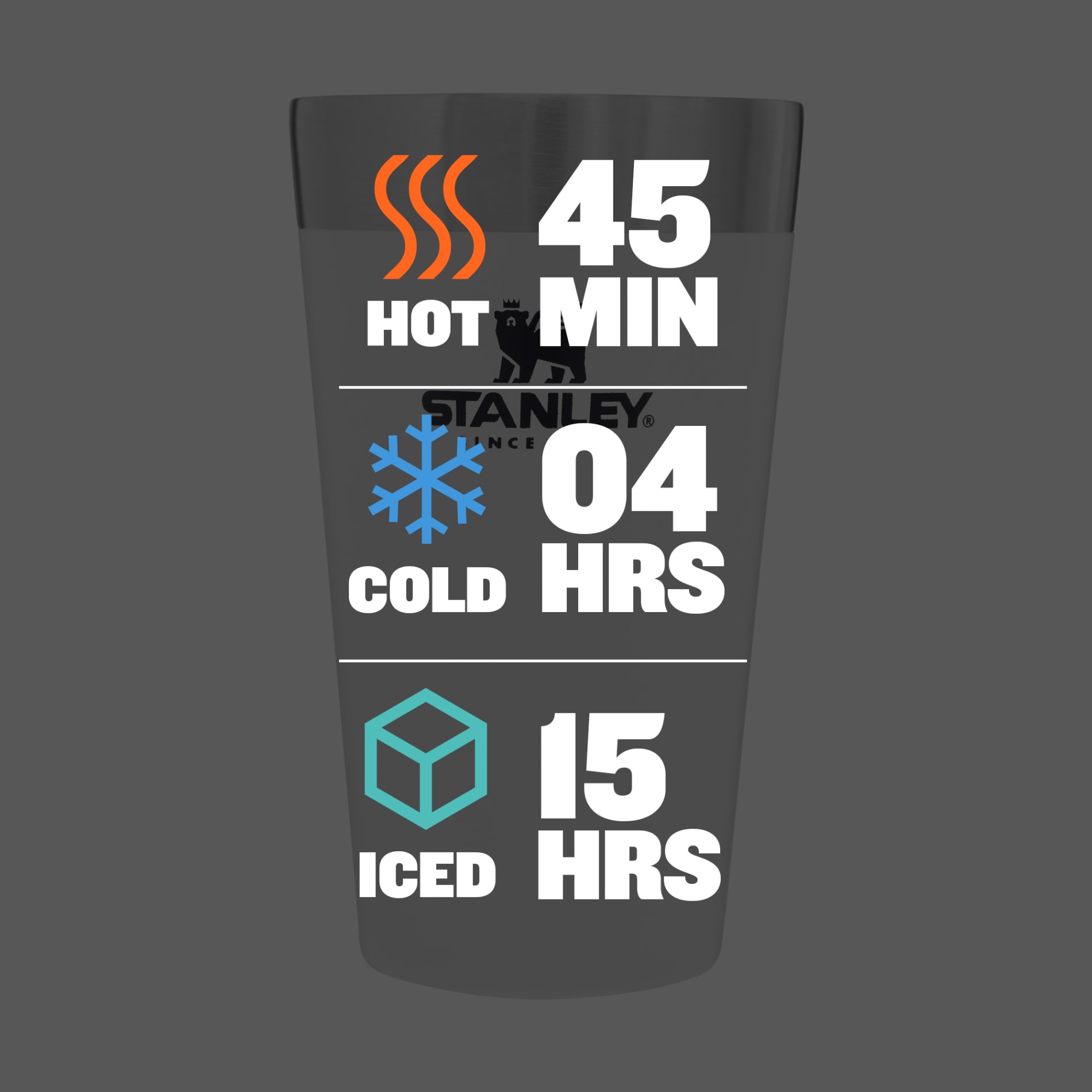 Stay-Chill Stacking Pint 16oz