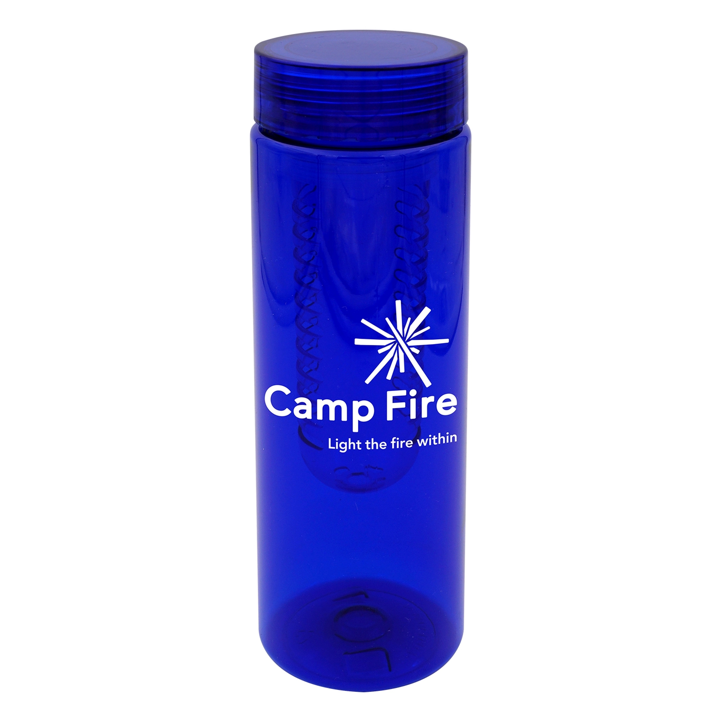 CLEAR VIEW 24 OZ. COLORFUL BOTTLE WITH INFUSER 7